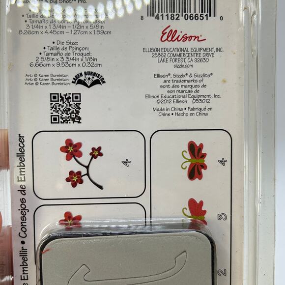 SIZZIX Noel Set 3 Dies 658033 Karen Burniston Embellishing Tips - Picture 4 of 11